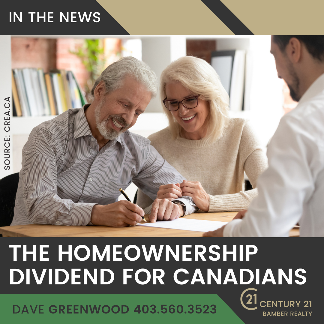 The Homeownership Dividend for Canadians